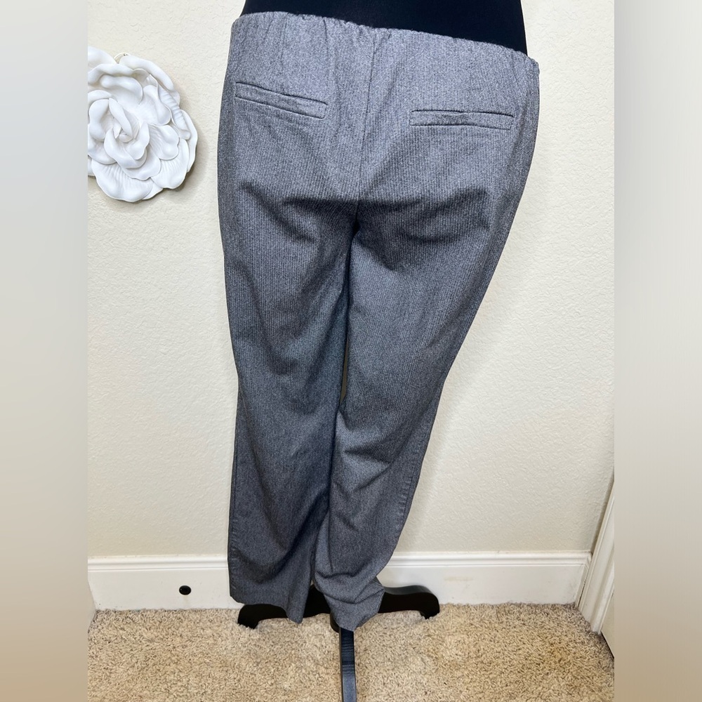 Motherhood Maternity Women’s Stretch Gray Secret Belly Straight Pants Sz Large - Picture 10 of 10